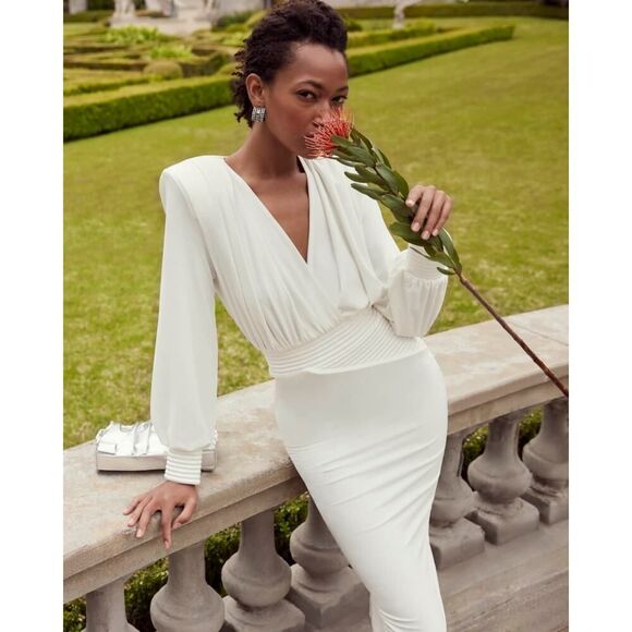 ZHIVAGO Lover Man Cocktail Dress white US6 - Picture 4 of 15